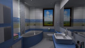 projekt łazienki 3